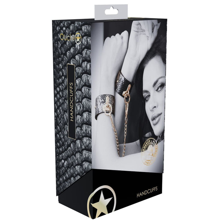 OUCH! Florence Collection - Handcuffs - Black Restraints – Sex toys NZ by Naughtyhut. Discreet delivery nationwide.