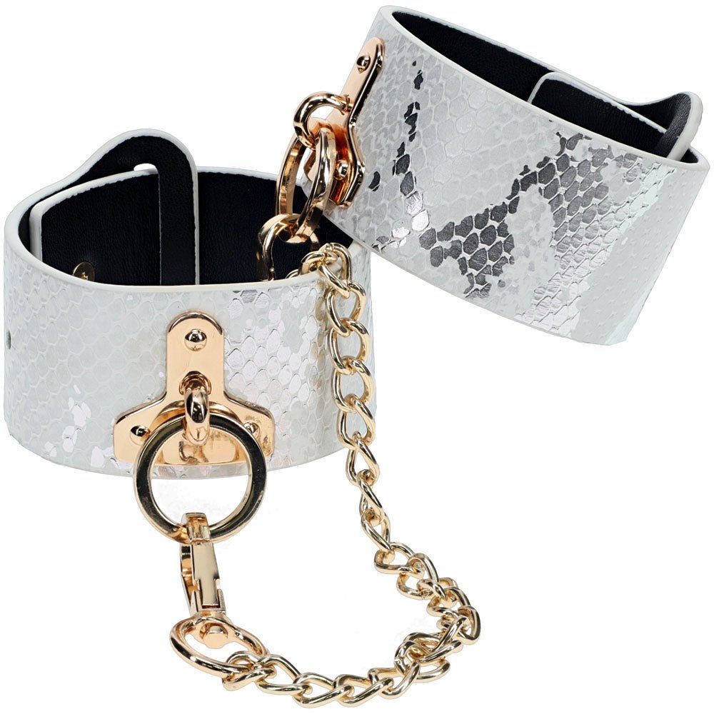 OUCH! Florence Collection - Handcuffs - White Restraints – Sex toys NZ by Naughtyhut. Discreet delivery nationwide.