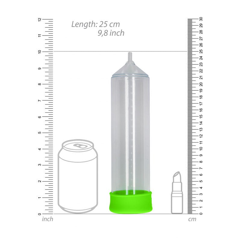 Buy OUCH! Glow In The Dark Comfort Beginner Pump - Clear/Glow Penis Pump – Naughtyhut NZ sex toys online. Discreet delivery & top brands.