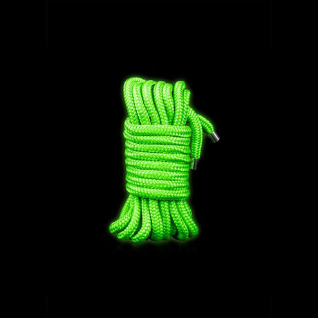 Buy OUCH! Glow In The Dark Rope - 5m - Glow in Dark - 5 metre length – Naughtyhut NZ sex toys online. Discreet delivery & top brands.