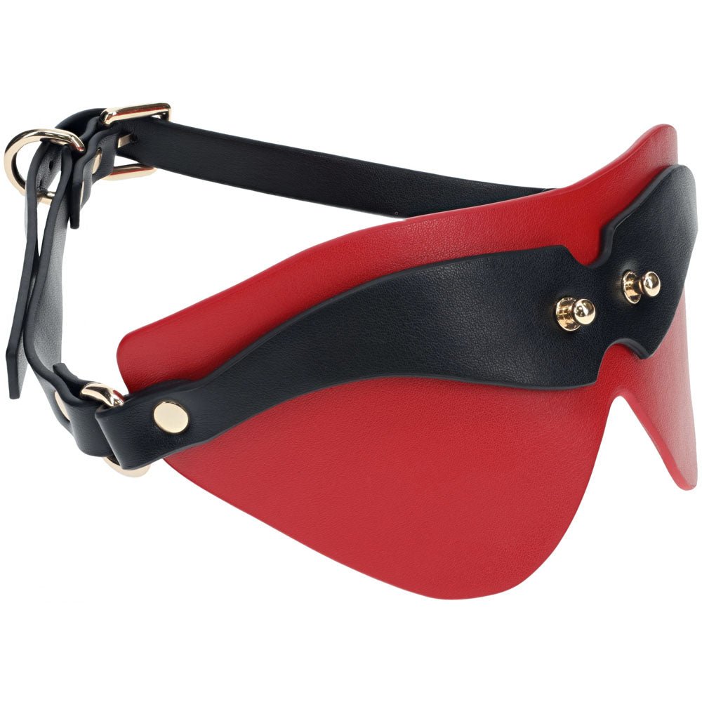 OUCH! Milan Collection - Blindfold - Black/Red Eyemask – Sex toys NZ by Naughtyhut. Discreet delivery nationwide.