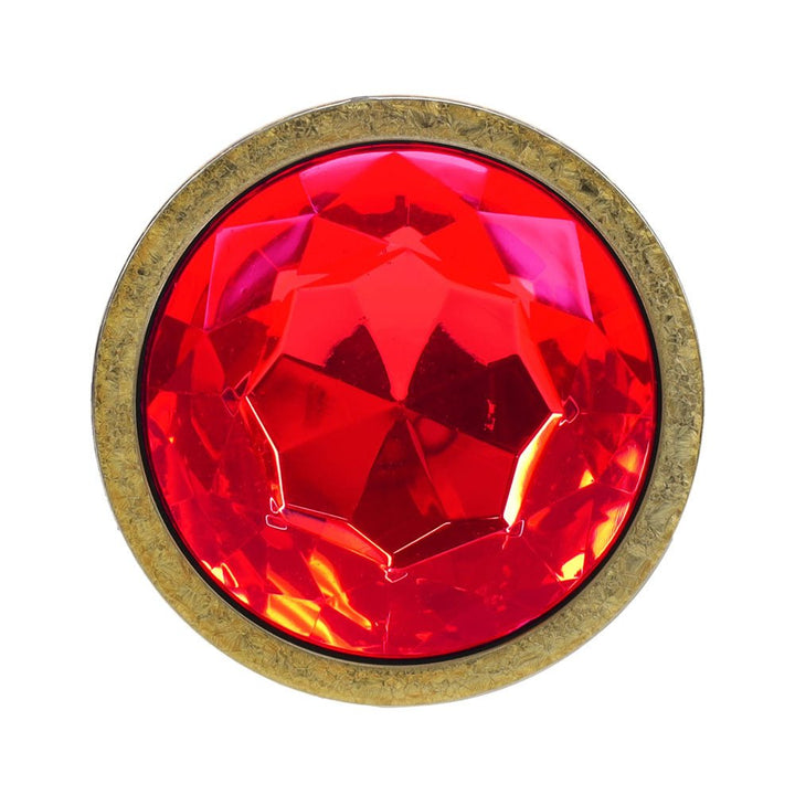 OUCH! Milan Collection - Metal Anal Plug Set - Gold - Gold Butt Plugs with Gem Bases - Set of 3 Sizes – Sex toys NZ by Naughtyhut. Discreet delivery nationwide.