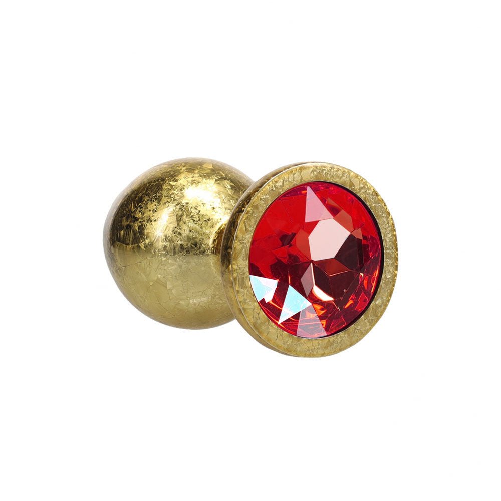Buy OUCH! Milan Collection - Metal Anal Plug Set - Gold - Gold Butt Plugs with Gem Bases - Set of 3 Sizes – Naughtyhut NZ sex toys online. Discreet delivery & top brands.