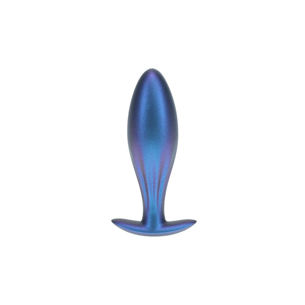 OUCH! Oval Anal Plug - Metallic Blue - Metallic Blue 11.7 cm Butt Plug – Sex toys NZ by Naughtyhut. Discreet delivery nationwide.
