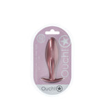 Buy OUCH! Oval Anal Plug - Rose Gold - Rose Gold 11.7 cm Butt Plug – Naughtyhut NZ sex toys online. Discreet delivery & top brands.