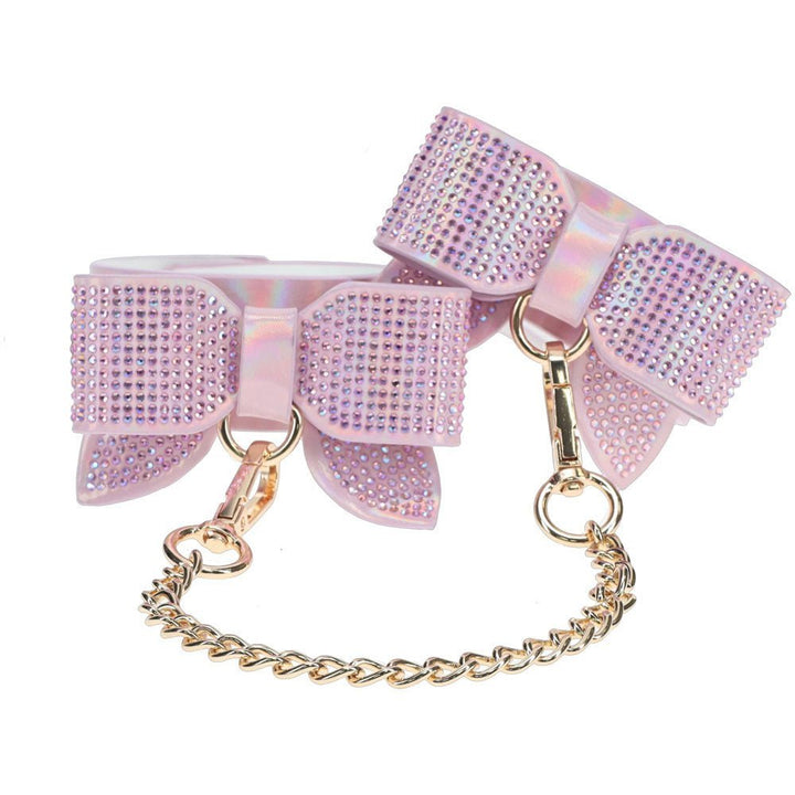 OUCH! Paris Collection - Leg Cuffs - Pink Restraints – Sex toys NZ by Naughtyhut. Discreet delivery nationwide.