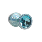 Buy OUCH! Paris Collection - Metal Anal Plug Set - Blue - Metallic Blue Butt Plugs with Gem Bases - Set of 3 Sizes – Naughtyhut NZ sex toys online. Discreet delivery & top brands.