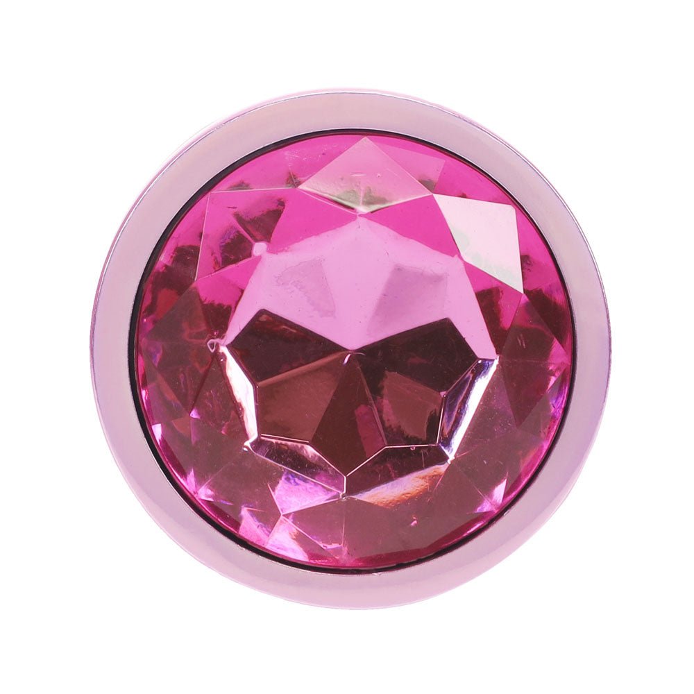 Buy OUCH! Paris Collection - Metal Anal Plug Set - Pink - Metallic Pink Butt Plugs with Gem Bases - Set of 3 Sizes – Naughtyhut NZ sex toys online. Discreet delivery & top brands.