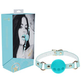 Buy OUCH! Paris Collection - Silicone Ball Gag - Baby Blue Breatheable Mouth Restraint – Naughtyhut NZ sex toys online. Discreet delivery & top brands.