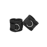 Buy OUCH! Velvet & Velcro Adjustable Handcuffs - Black Restraints – Naughtyhut NZ sex toys online. Discreet delivery & top brands.