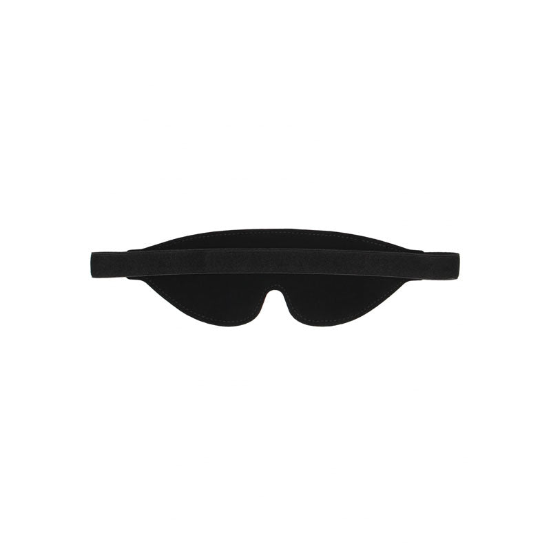 Buy OUCH! Black & White Bonded Leather Eye - Mask ''Ouch'' - Black Eye Restraint – Naughtyhut NZ sex toys online. Discreet delivery & top brands.