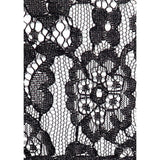 Buy OUCH! Black & White Lace Mask With Elastic Straps - Black Eye Restraint – Naughtyhut NZ sex toys online. Discreet delivery & top brands.