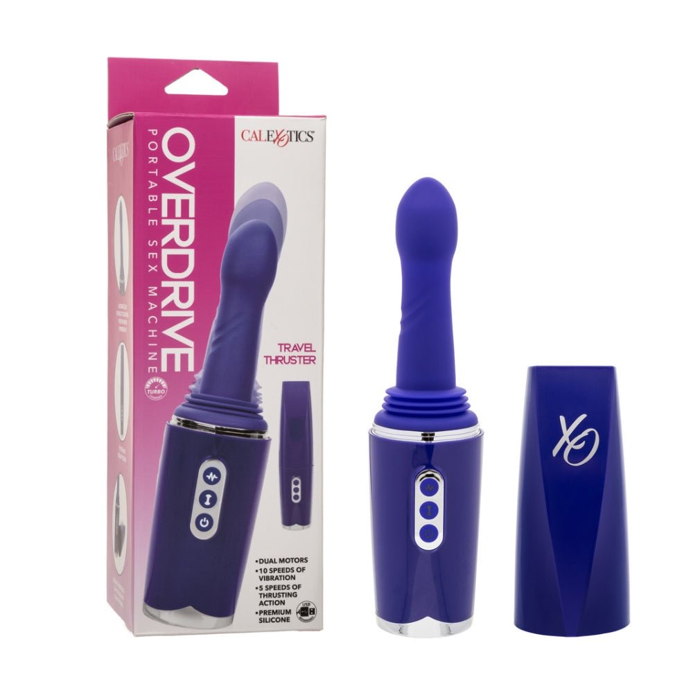 Overdrive Portable Sex Machine Travel Thruster – Sex toys NZ by Naughtyhut. Discreet delivery nationwide.