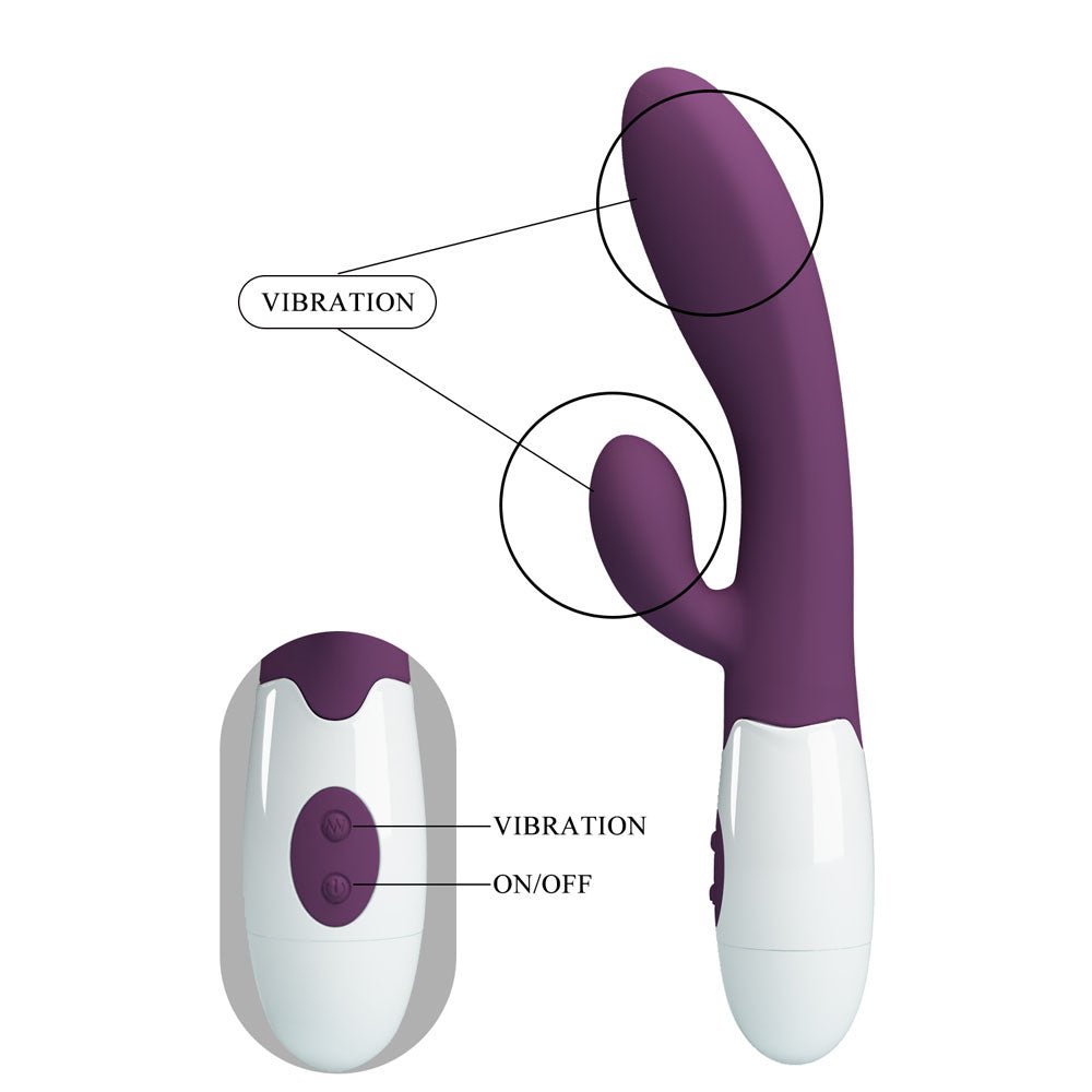 Buy Party Up BEN Classic Vibe - Purple - Purple 20 cm Rabbit Vibrator – Naughtyhut NZ sex toys online. Discreet delivery & top brands.