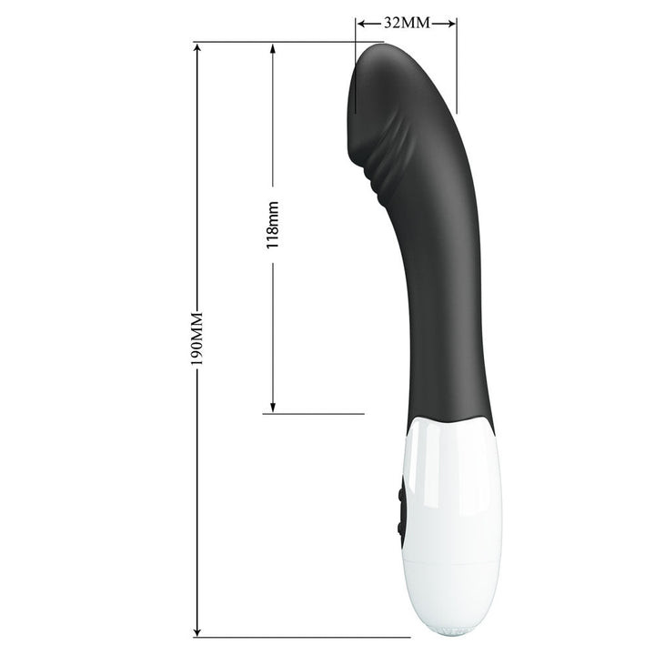 Party Up BILL Classic Vibe - Black - Black 19 cm Vibrator – Sex toys NZ by Naughtyhut. Discreet delivery nationwide.