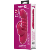 Buy Party Up BRYNLYN - Pink - Pink 18.2 cm USB Rechargeable Rabbit Vibrator – Naughtyhut NZ sex toys online. Discreet delivery & top brands.