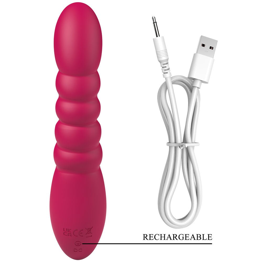 Buy Party Up BRYNLYN - Pink - Pink 18.2 cm USB Rechargeable Rabbit Vibrator – Naughtyhut NZ sex toys online. Discreet delivery & top brands.