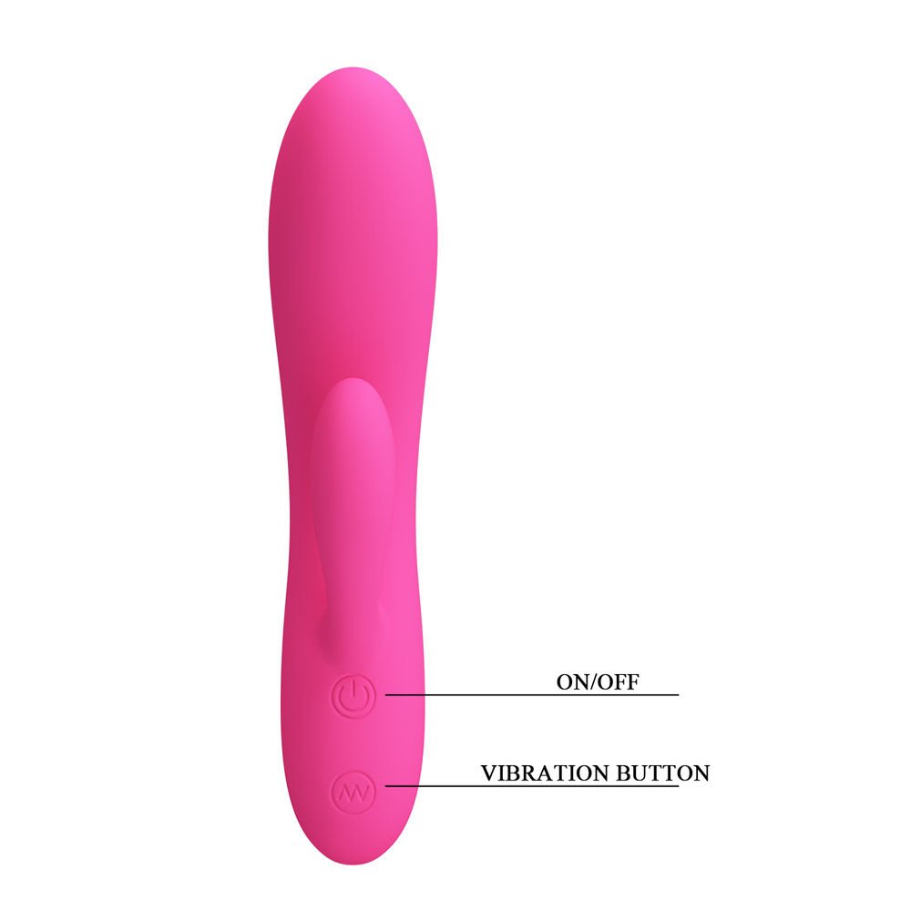 Party Up CLARE Flexible Vibe - Pink - Pink 16.9 cm USB Rechargeable Rabbit Vibrator – Sex toys NZ by Naughtyhut. Discreet delivery nationwide.