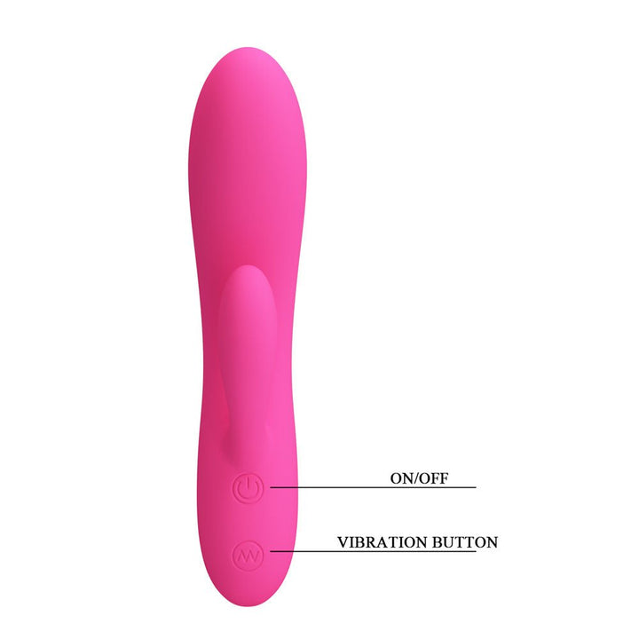 Party Up CLARE Flexible Vibe - Pink - Pink 16.9 cm USB Rechargeable Rabbit Vibrator – Sex toys NZ by Naughtyhut. Discreet delivery nationwide.