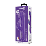 Buy Party Up DAVID Swinging Vibe - Purple - Purple 23.2 cm USB Rechargeable Rabbit Vibrator with Flicking Arm – Naughtyhut NZ sex toys online. Discreet delivery & top brands.