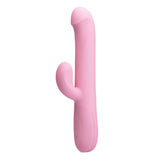 Buy Party Up DEAN Wavy Rotation Vibe - Pink - Pink 23.8 cm USB Rechargeable Rotating Rabbit Vibrator – Naughtyhut NZ sex toys online. Discreet delivery & top brands.