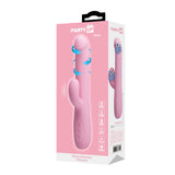 Buy Party Up DEAN Wavy Rotation Vibe - Pink - Pink 23.8 cm USB Rechargeable Rotating Rabbit Vibrator – Naughtyhut NZ sex toys online. Discreet delivery & top brands.