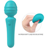 Buy Party Up DUUNA - Teal - Teal 16.9 cm USB Rechargeable Massage Wand – Naughtyhut NZ sex toys online. Discreet delivery & top brands.