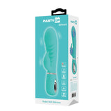 Buy Party Up EDWARD Rabbit Vibe - Teal - Teal 20 cm USB Rechargeable Rabbit Vibrator – Naughtyhut NZ sex toys online. Discreet delivery & top brands.