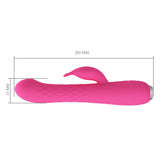 Buy Party Up ERIC Rotating Beads Vibrator - Pink - Pink 20.5 cm USB Rechargeable Rabbit Vibrator with Rotating Bead Shaft – Naughtyhut NZ sex toys online. Discreet delivery & top brands.