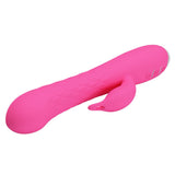 Buy Party Up ERIC Rotating Beads Vibrator - Pink - Pink 20.5 cm USB Rechargeable Rabbit Vibrator with Rotating Bead Shaft – Naughtyhut NZ sex toys online. Discreet delivery & top brands.