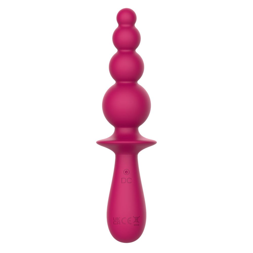 Buy Party Up EVAJANE - Pink - Pink 17.1 cm USB Rechargeable Beaded Vibrator – Naughtyhut NZ sex toys online. Discreet delivery & top brands.