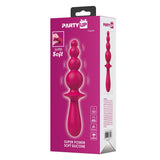 Buy Party Up EVAJANE - Pink - Pink 17.1 cm USB Rechargeable Beaded Vibrator – Naughtyhut NZ sex toys online. Discreet delivery & top brands.