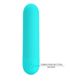 Buy Party Up HARRY Mini Bullet - Teal - Teal 8 cm USB Rechargeable Bullet – Naughtyhut NZ sex toys online. Discreet delivery & top brands.