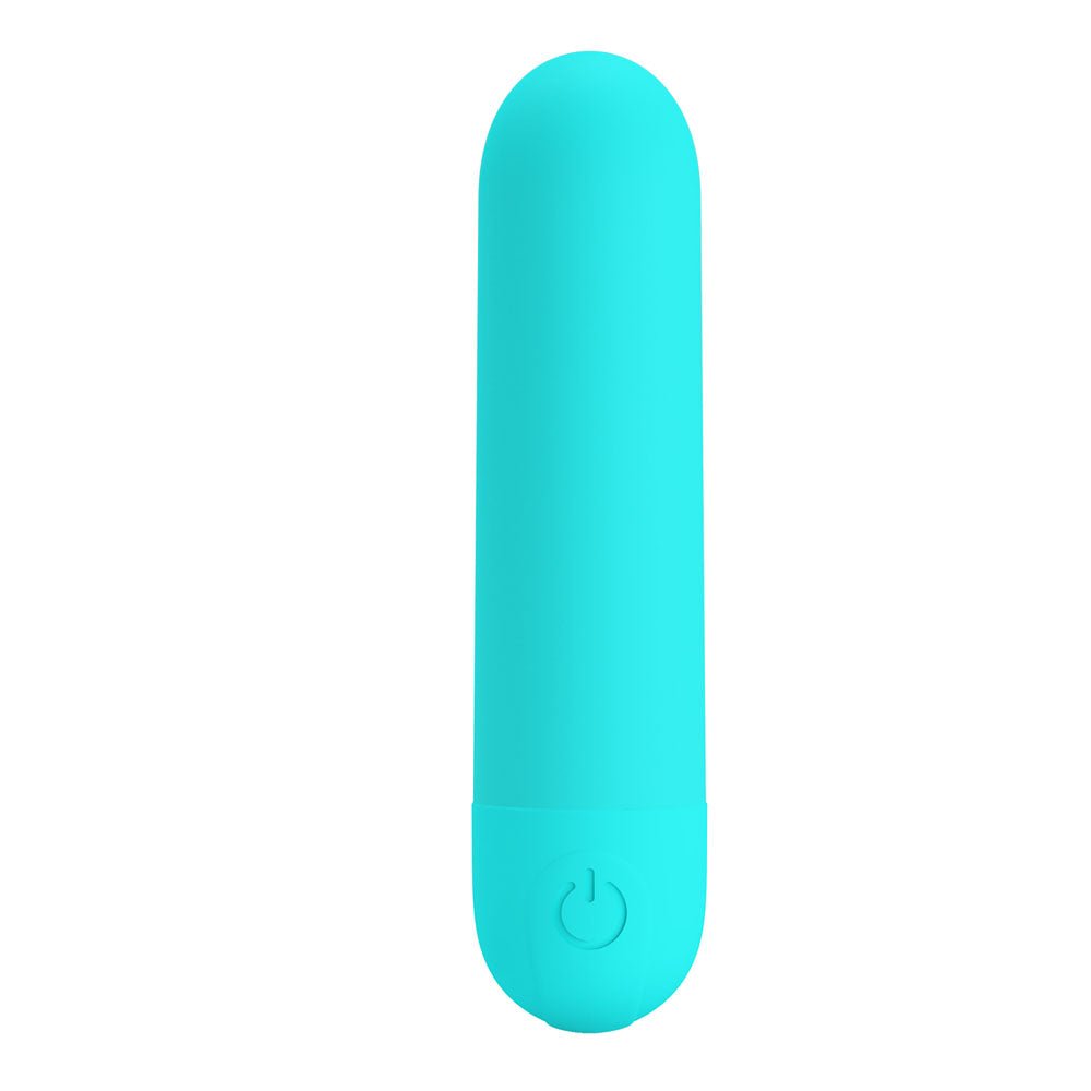 Buy Party Up HARRY Mini Bullet - Teal - Teal 8 cm USB Rechargeable Bullet – Naughtyhut NZ sex toys online. Discreet delivery & top brands.