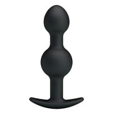 Buy Party Up JAMES Anal Bead Plug - Black 10.4 cm Beaded Butt Plug – Naughtyhut NZ sex toys online. Discreet delivery & top brands.
