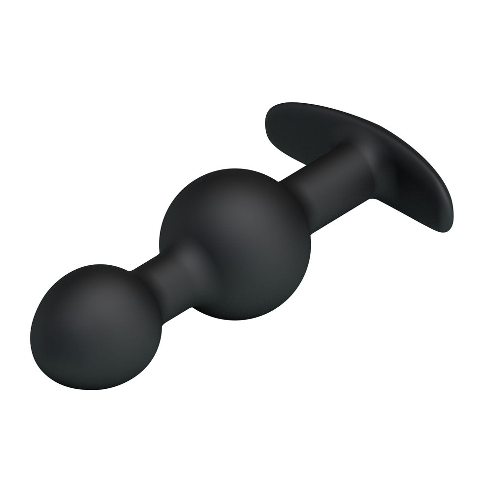 Buy Party Up JAMES Anal Bead Plug - Black 10.4 cm Beaded Butt Plug – Naughtyhut NZ sex toys online. Discreet delivery & top brands.