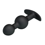 Buy Party Up JAMES Anal Bead Plug - Black 10.4 cm Beaded Butt Plug – Naughtyhut NZ sex toys online. Discreet delivery & top brands.