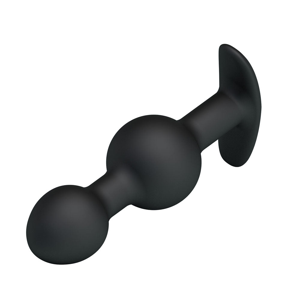 Buy Party Up JAMES Anal Bead Plug - Black 10.4 cm Beaded Butt Plug – Naughtyhut NZ sex toys online. Discreet delivery & top brands.