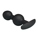 Buy Party Up JAMES Anal Bead Plug - Black 10.4 cm Beaded Butt Plug – Naughtyhut NZ sex toys online. Discreet delivery & top brands.
