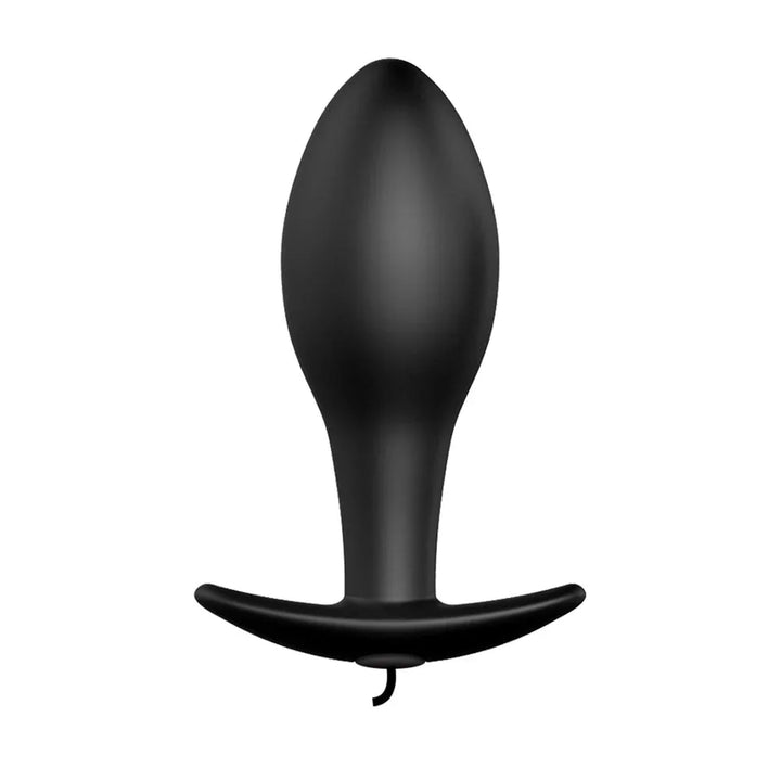 Party Up Jason plug in Black, three-quarter view of the bulb and curved T-base