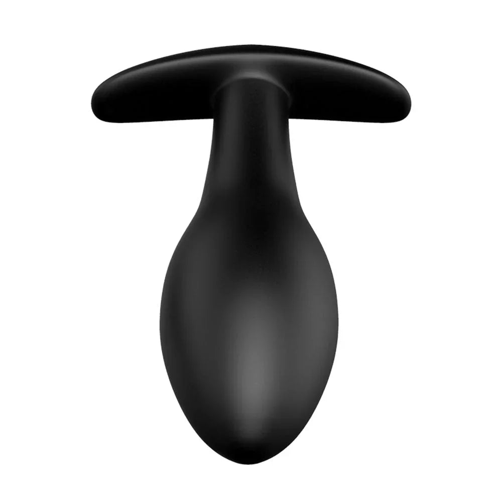Party Up Jason plug in Black seen from above, T-bar base across the top
