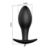 Buy Party Up JASON Vibrating Anal Plug - Black 8.5 cm Vibrating Butt Plug with Remote – Naughtyhut NZ sex toys online. Discreet delivery & top brands.
