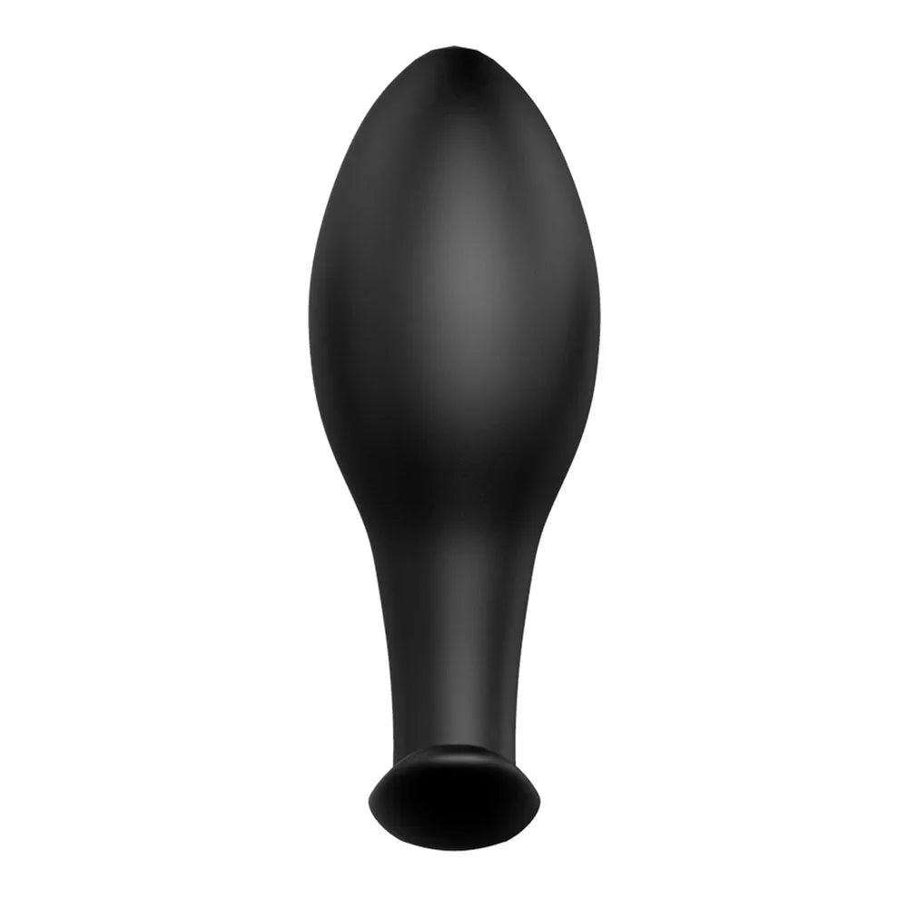Party Up Jason plug in Black photographed front on, tapered tip uppermost