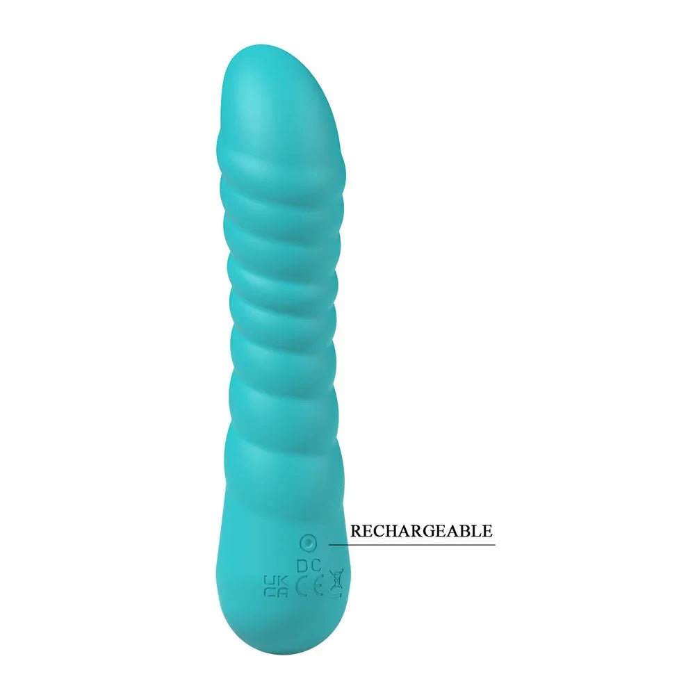 Party Up Jaylei in Teal with the rechargeable charging port labelled