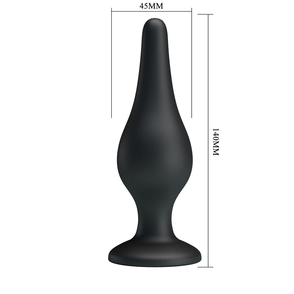 Buy Party Up JEFFREY Butt Plug - Black 14 cm Butt Plug – Naughtyhut NZ sex toys online. Discreet delivery & top brands.