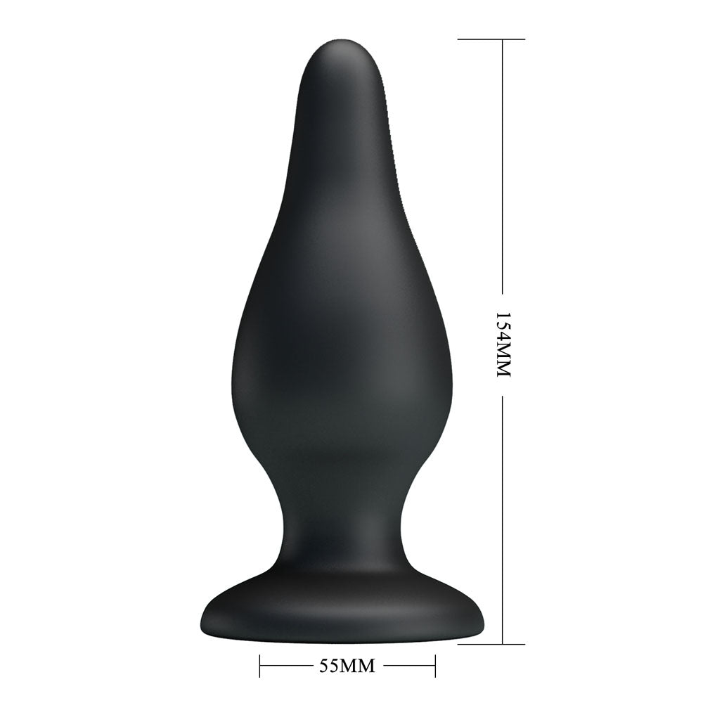 Party Up JEREMY Butt Plug - Black 15.4 cm Butt Plug – Sex toys NZ by Naughtyhut. Discreet delivery nationwide.