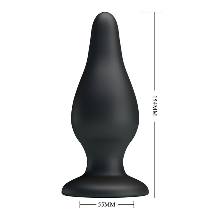 Party Up JEREMY Butt Plug - Black 15.4 cm Butt Plug – Sex toys NZ by Naughtyhut. Discreet delivery nationwide.