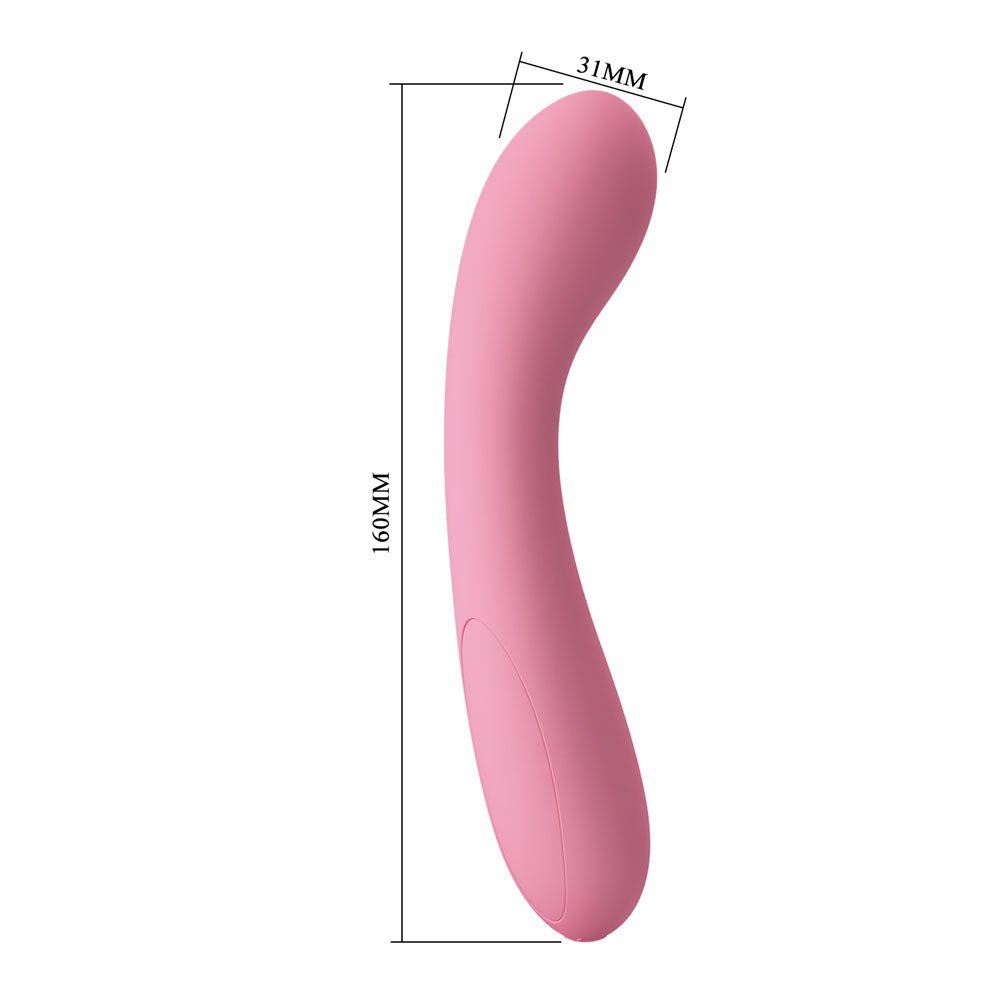 Party Up JOHN Flexible Vibe - Pink - Pink 16 cm USB Rechargeable Vibrator – Sex toys NZ by Naughtyhut. Discreet delivery nationwide.
