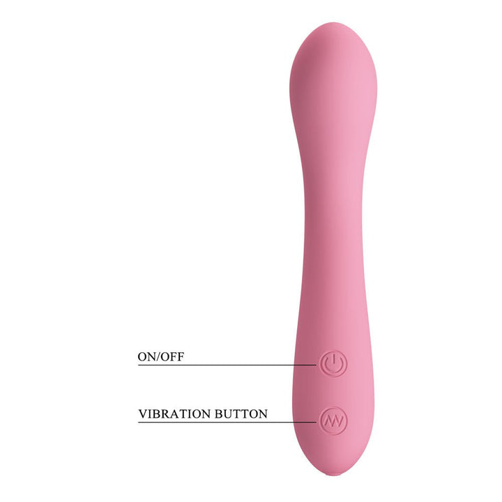 Party Up JOHN Flexible Vibe - Pink - Pink 16 cm USB Rechargeable Vibrator – Sex toys NZ by Naughtyhut. Discreet delivery nationwide.