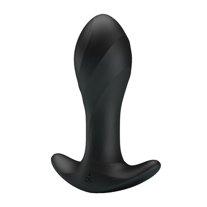 Party Up KEITH Vibrating Plug - Black 10.5 cm USB Rechargeable Vibrating Butt Plug – Sex toys NZ by Naughtyhut. Discreet delivery nationwide.